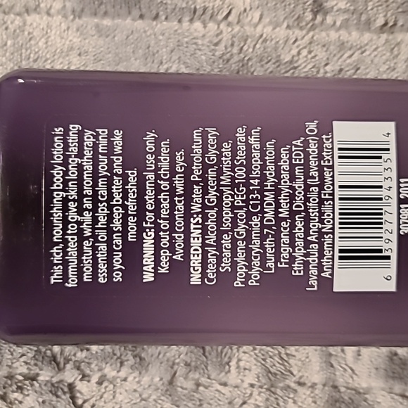 Aromatherapy Slumber Lavender and Chamomile body lotion NWT! - Picture 4 of 4